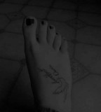 Foot Tattoo Love Conquers All By Blazing Sunset
