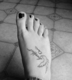 Foot Tattoo Love Conquers All By Blazingsunset