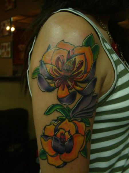 Magnolia Flower Fun Tattoo Photos From Sameone Sameone On Myspace
