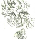 Magnolia Tattoo Design By Endofnonentity On Deviantart