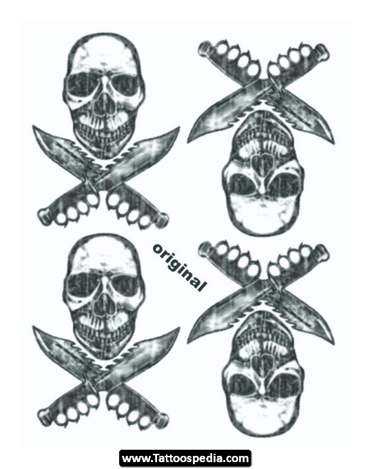 Skulls and Daggers Tattoo Design Sketches – Skull Tattoos