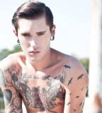Awesome Male Models With Crazy Tattoo