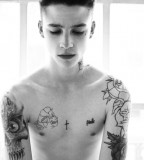 Cool Men Model With Arm Tattoo
