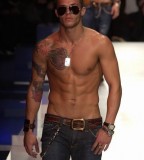 Male Models Catwalk With Tattoos