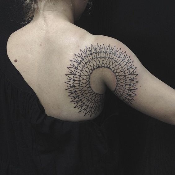 mandala-style-shoulder-tattoo
