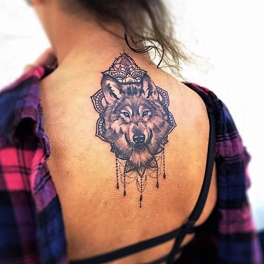 mandala-wolf-tattoos-by-rowell-alfelor
