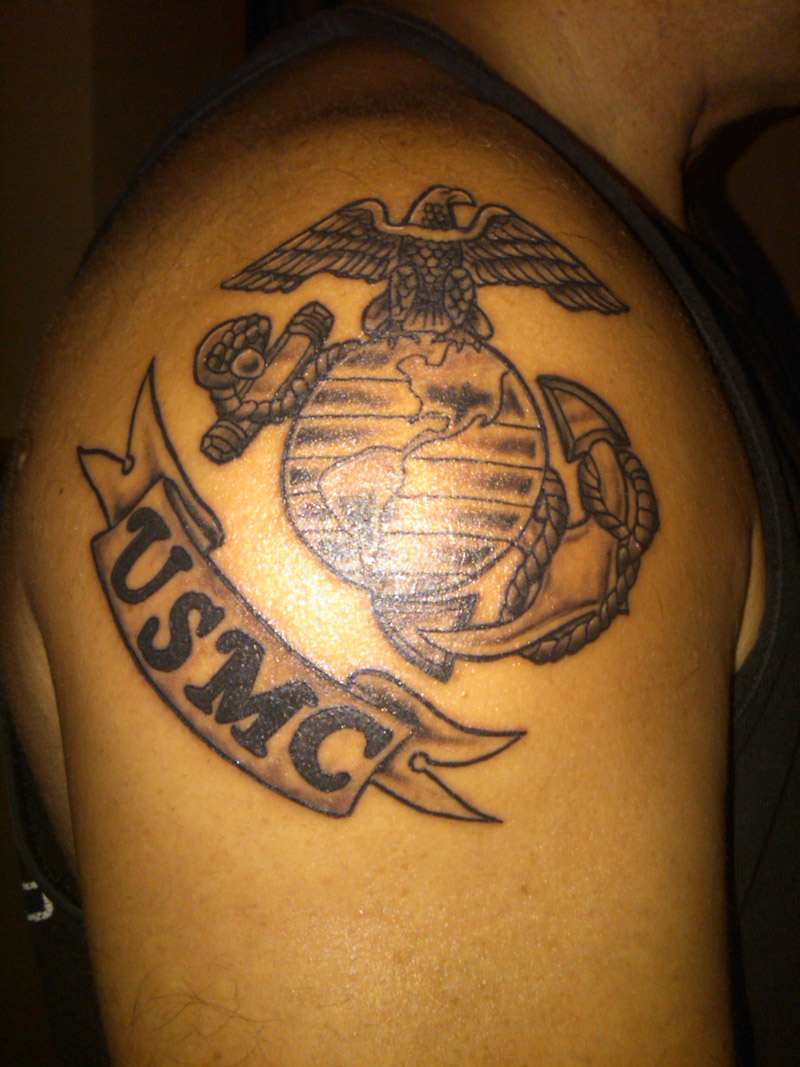 1st Tattoo 20yrs After Getting Out Marine Corps Tattoos