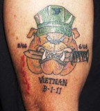 Bulldog Military Tattoo on Arm