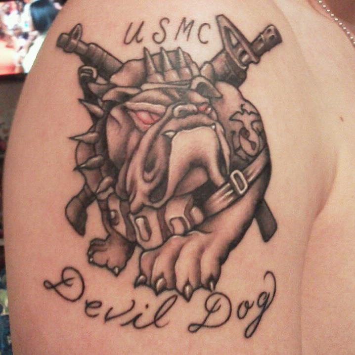 Bulldog Tattoos Marine Corps Tattoos - | TattooMagz › Tattoo Designs