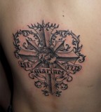 Cross And Ega Marine Corps Tattoos