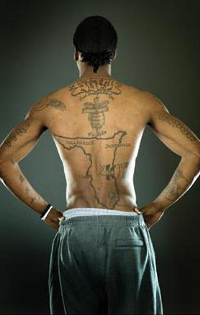 Back Marquis Daniels Tattoos