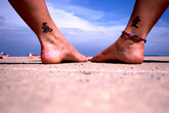 Best Matching Sister Ankle Tattoos