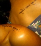 Ashaxbadd Tyra And I Matching Sister Tattoos 