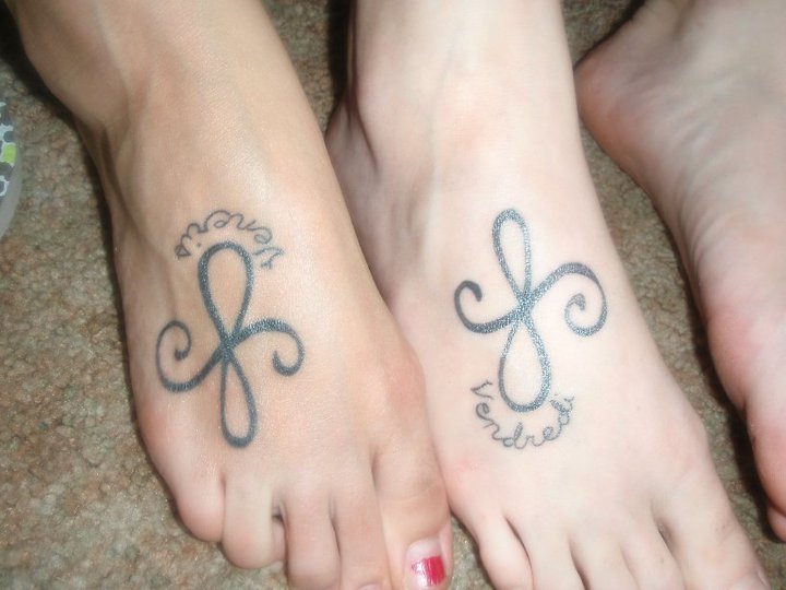 Matching Mother Daughter Tattoos
