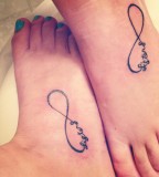 Sister Foot Tattoo