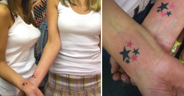 Star Sisters Friendship Tattoos