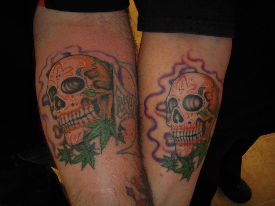 Heavy Metal Cool Matching Tattoos For Couples