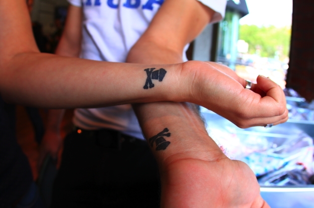 Cute Matching Tattoos for Couple in Love