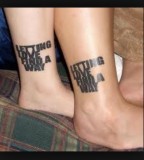 Awesome Matching Tattoo Design for Couples