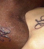 Khloe’s ‘LO’ tattoo with Lamar’s matching ‘K’ tattoo