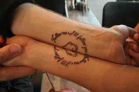 Romantic Love Tattoos for Couples