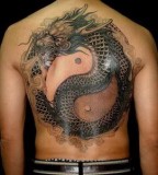 Yin-Yang Dragon Tattoos