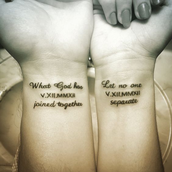 meaningful couples tattoos