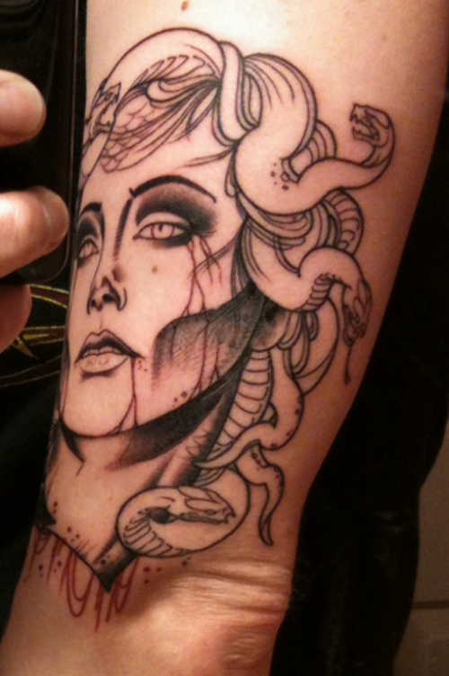 Gorgeous Medusa Arm Tattoo Pictures