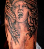 Fabulous Tattoo Medusa by The Red Parlour