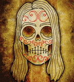 Female Urban American Tattoos - Mexican Skull Tattoo Design Ideas