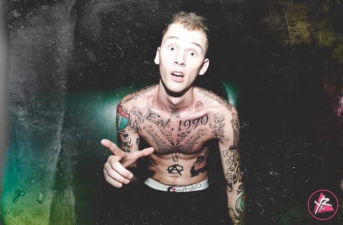 Machine Gun Kelly Lace Up Tattoo Images Gallery