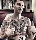 Mgk Machinegunkelly Badboy Kells Cleveland Laceup Tattoo