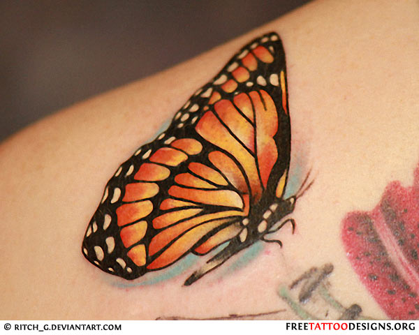 Beautiful Monarch Butterfly Tattoos Ideas for Women – Butterfly Tattoos