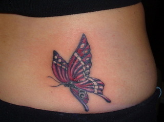 Exotic Purple-Winged Monarch Butterfly Tattoos for Women – Butterfly Tattoos