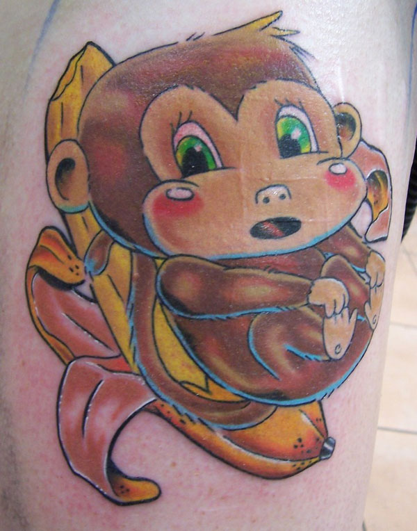 Cute Monkey Tattoos You Will Definitely Love