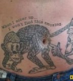 Trending Monkey Tattoo Design Example