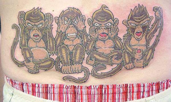 Popular Monkey Tattoo Designs For Women