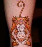 Awesome Monkey Tattoos for Women Picture 