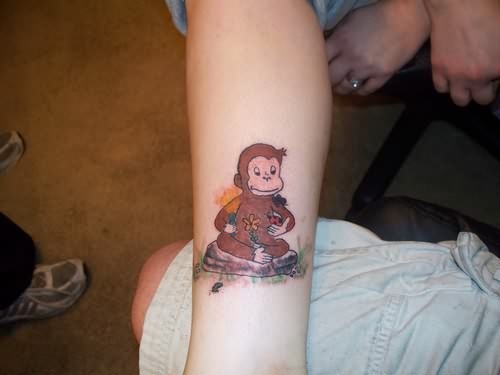 Monkey Tattoos for Hands Girl