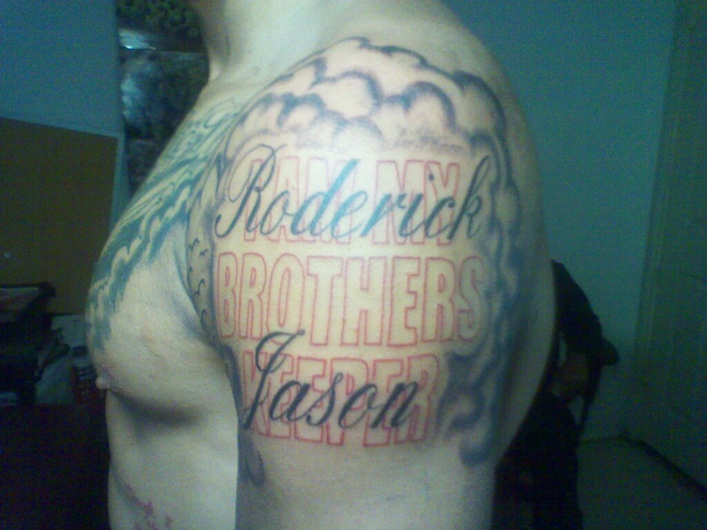 Posted in gallery: My Brothers Keeper Tattoo. 