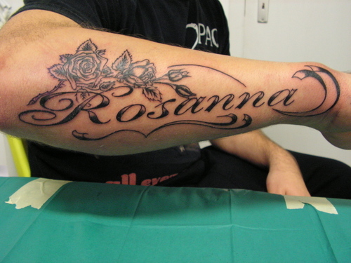 Beautiful Intriguing Name Tattoos Design