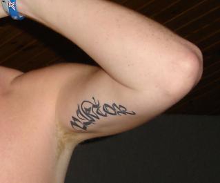 Name Inner Arm Tattoo Ideas