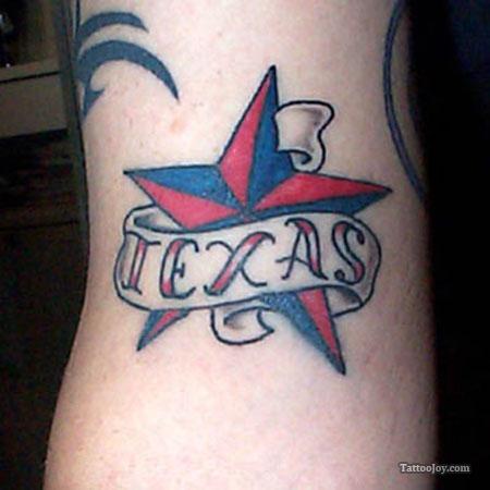 Nautical Star Texas Tattoo