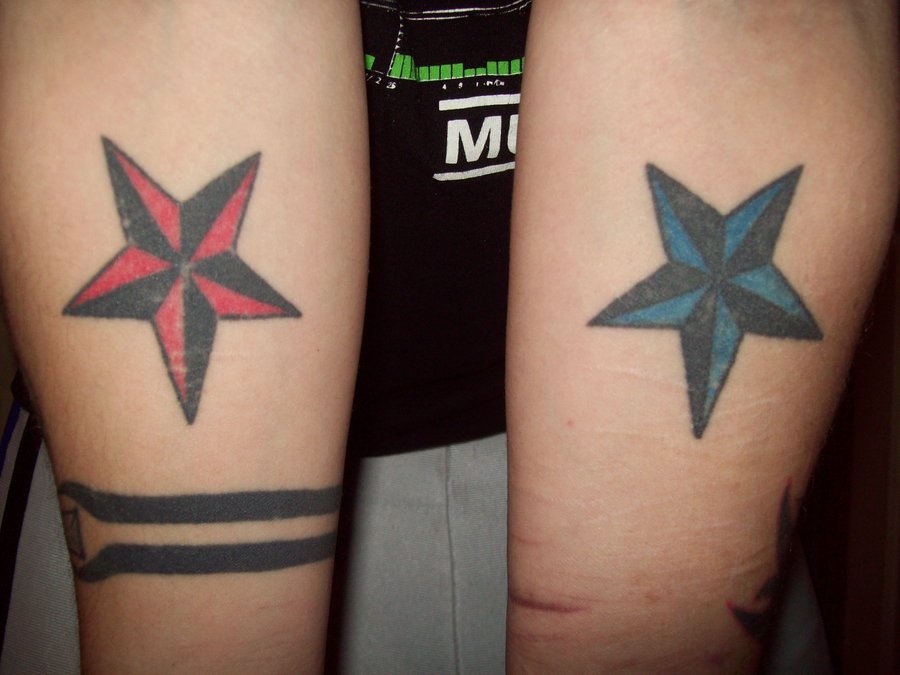 Nautical Star Tattoo Symbol