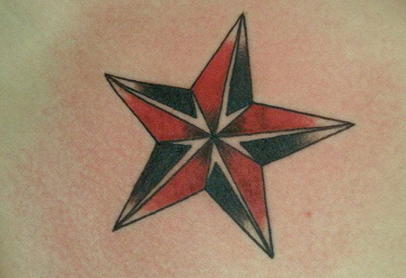 Awesome Nautical Star Tattoo Design for Boy