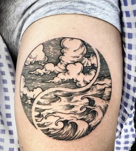 ocean-sky-yin-yang-tattoo
