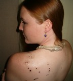 Orion Constellation Tattoo On Shoulder
