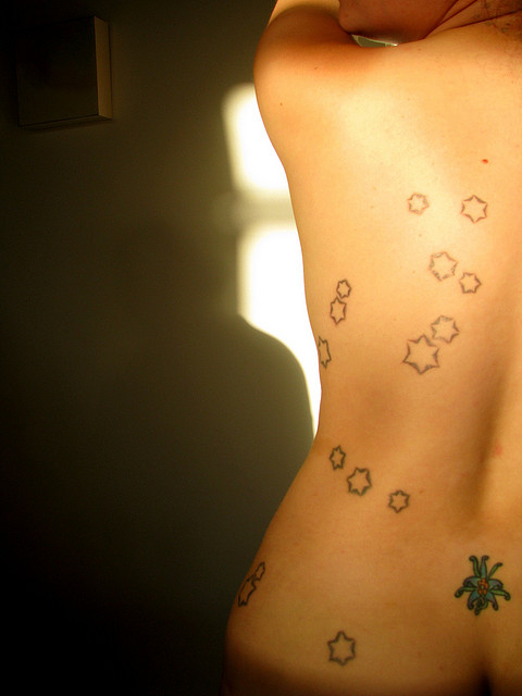 Orion Constellation Fever Tattoo Design on Left Side Body