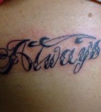 Always and Forever Tattoo Over-the-shoulder Tattoo Design Photos