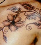 Thailand Designs Tattoos and Body Art of Butterfly & Flower Tattoos